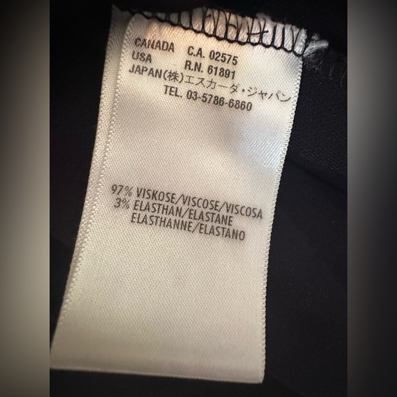 Women’s Black Escada top, US size 16 - Picture 5 of 6